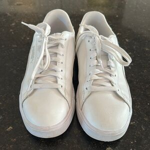 Puma Classic White Lace-Up Sneakers
